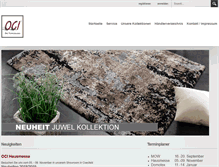 Tablet Screenshot of oci-carpets.de